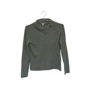 Geneva Olive Pullover Cashmere Sweater